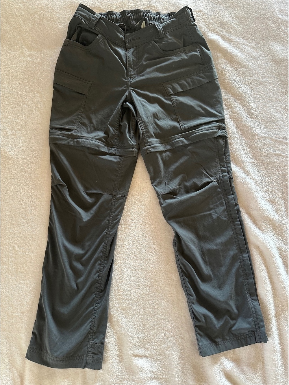 REI Co-op Trailmade Grey Convertible Hiking Pants - Women's 4 Petite (4P)